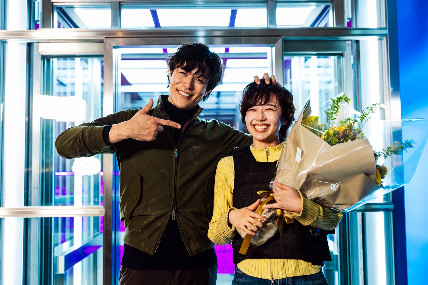 Netflix映画「シティーハンター」メイキング写真