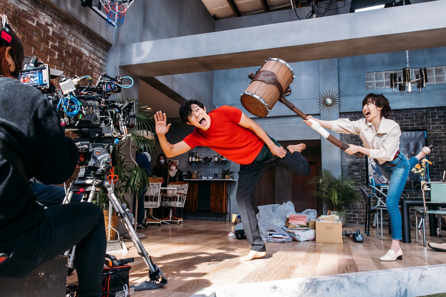 Netflix映画「シティーハンター」メイキング写真