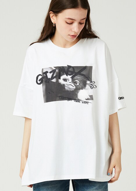 「グレムリン」スーパーワイドシルエットTシャツ ギズモ 濡らさないで！（4500円）