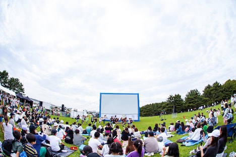 2023年に開催された「PARK CINEMA FESTIVAL in 葛西臨海公園」の様子。