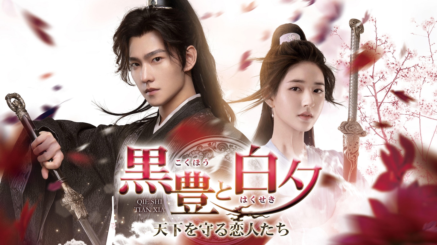 中国ドラマ「黒豊と白夕～天下を守る恋人たち～」ビジュアル
