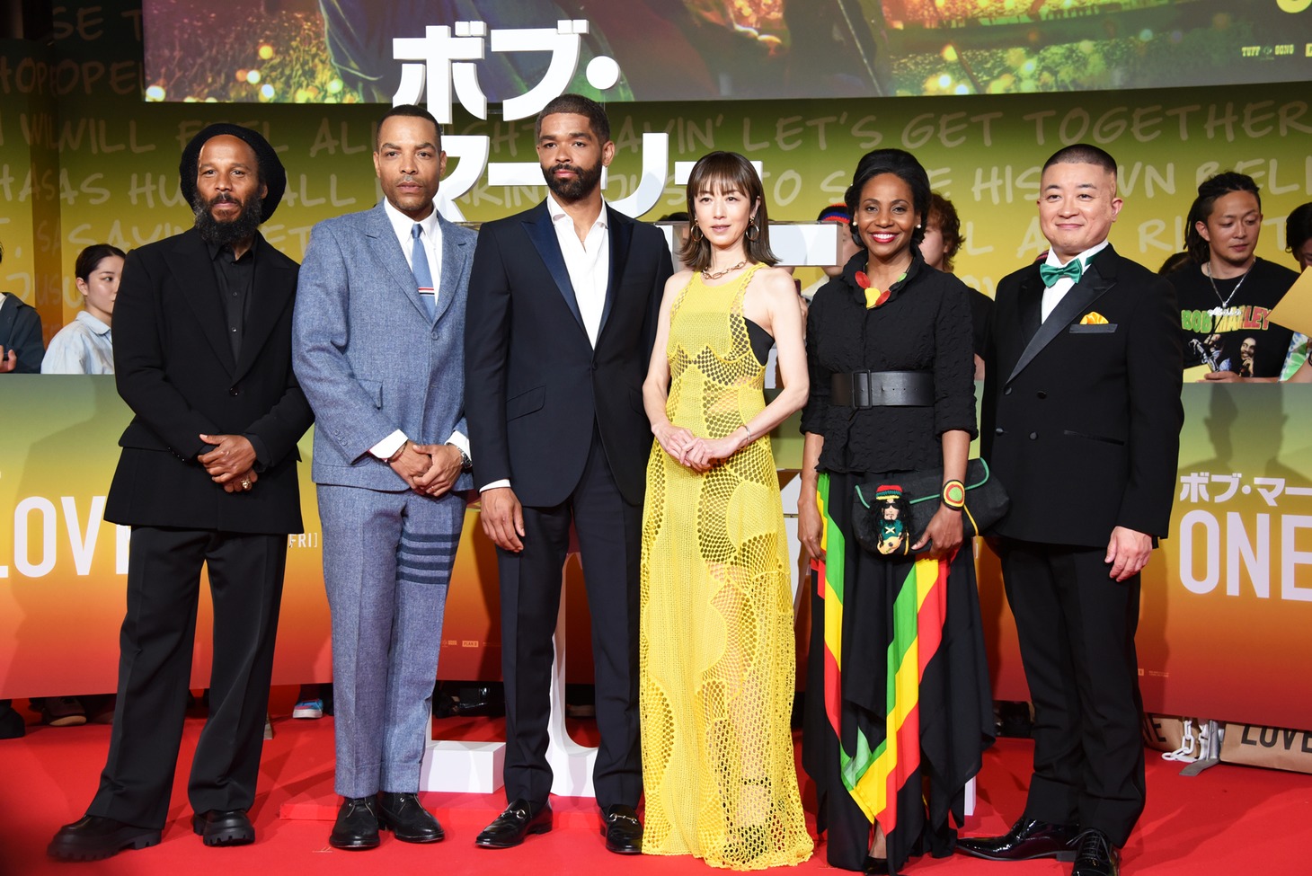 「ボブ・マーリー：ONE LOVE」ジャパンプレミアの様子。