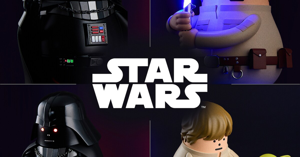 スター・ウォーズ」SMLコラボフィギュア発売、体育座りのダース 