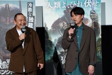 サルゴリラの赤羽健壱（左）と児玉智洋（右）。