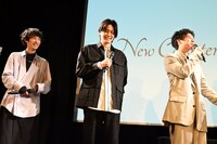 左から清水尚弥、高橋里恩、坂東龍汰。