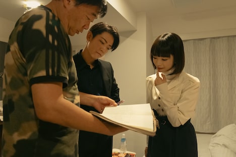 「連続ドラマW 東野圭吾『ゲームの名は誘拐』」撮影の様子。