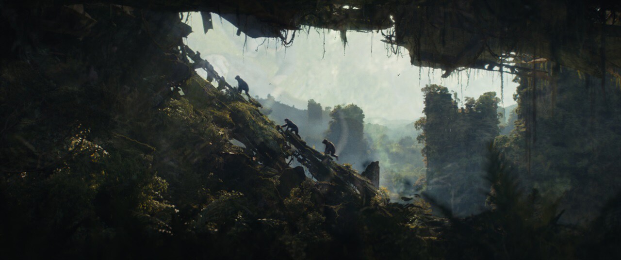 「猿の惑星」5分超の本編映像公開、主人公ノアが森林と化した高層ビルを登る