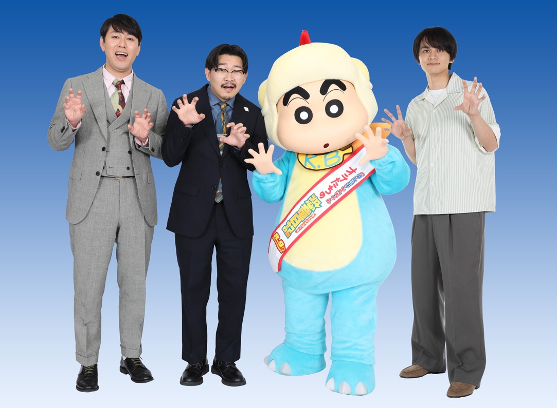 左から畠中悠、伊藤俊介、野原しんのすけ、北村匠海。