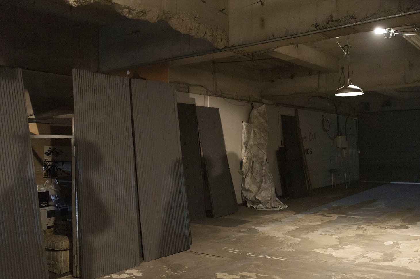 「赤羽骨子のボディガード」撮影現場の様子。