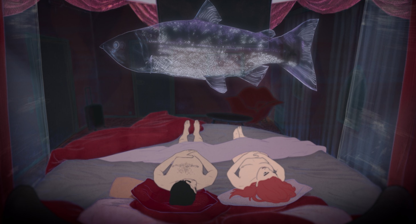 映画「めくらやなぎと眠る女」場面カット