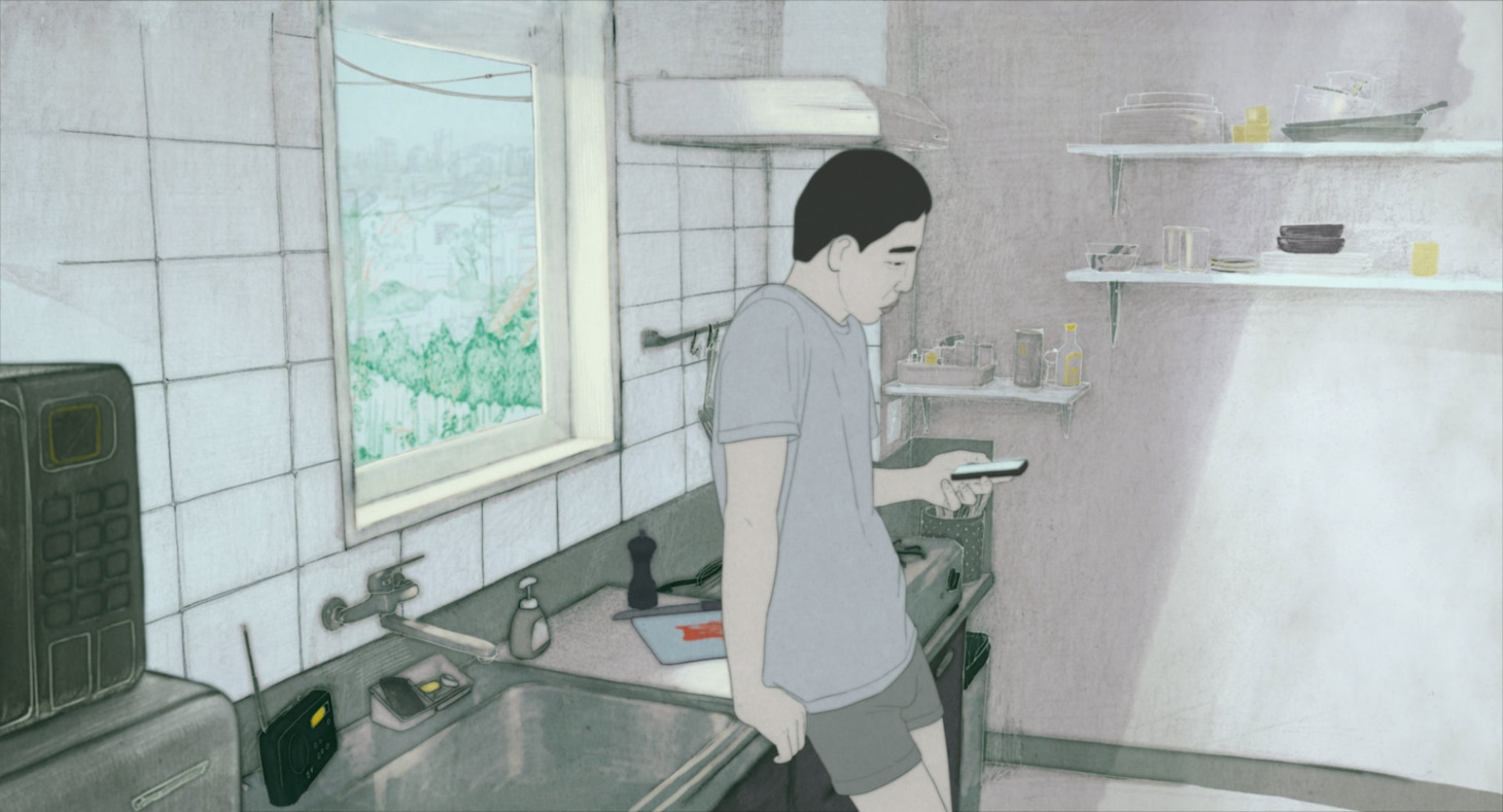 映画「めくらやなぎと眠る女」場面カット