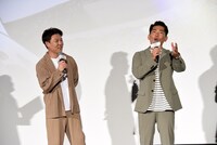 ジャングルポケットのおたけ（左）と太田（右）。