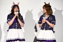 左から福嶋晴菜、藤本侑里。