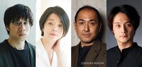 左から須貝英、小川絵梨子、上村聡史、亀田佳明。