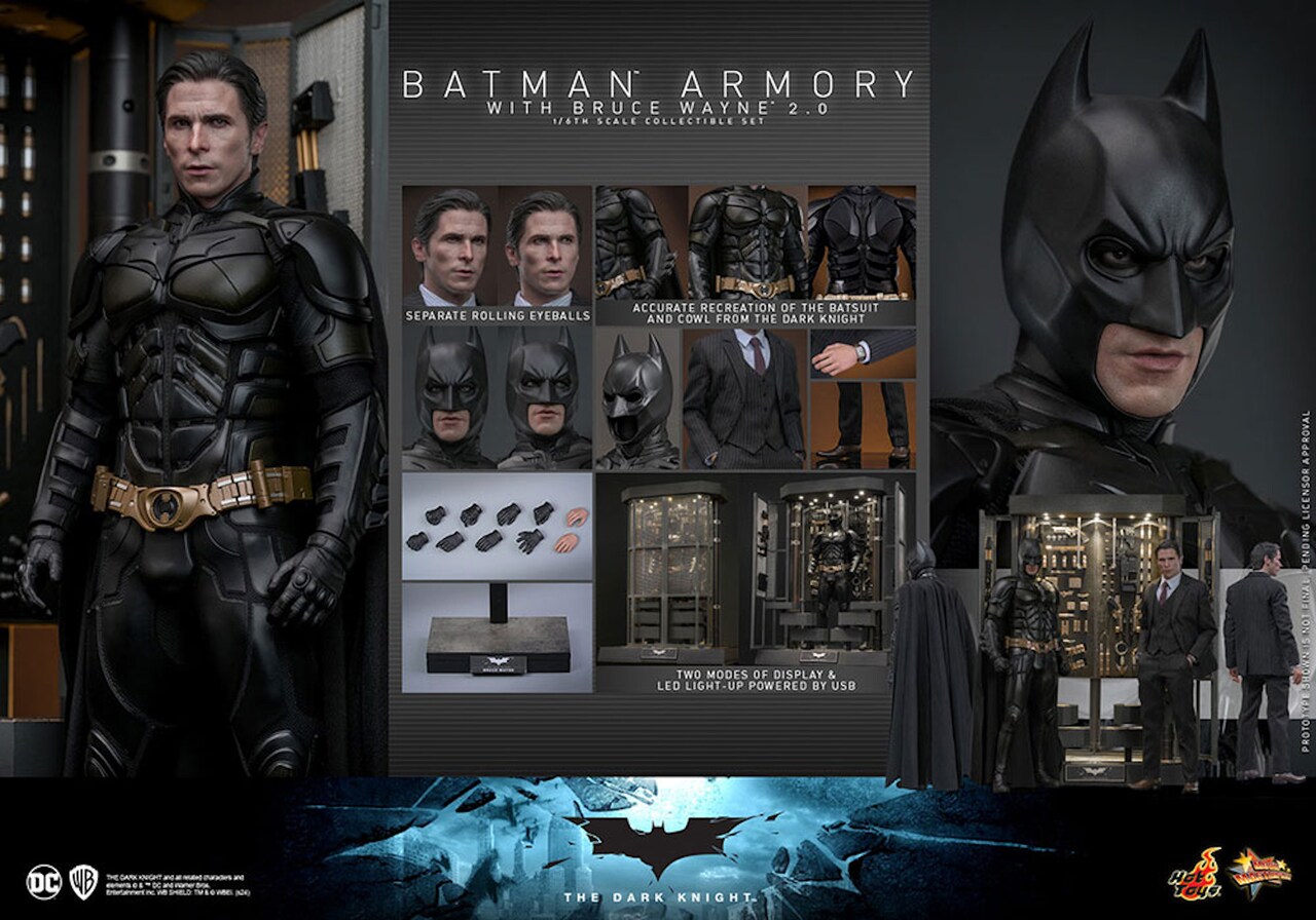 (未使用･未開封品)ムービー・マスターピース ダークナイト 1/6 スケールフィギュア バットマン（新コスチューム版） （豆魚雷限定） ムービー・マスターピース】「ダークナイト」1/6スケール