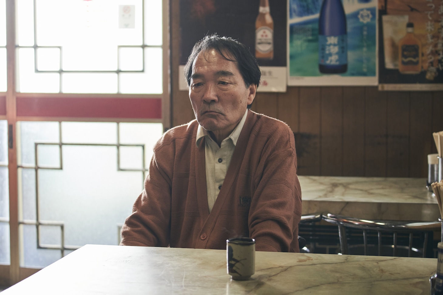 正雄役のきたろう。