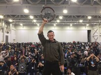 ジョン・アイルズの来日イベントの様子。（提供：マクラウド）