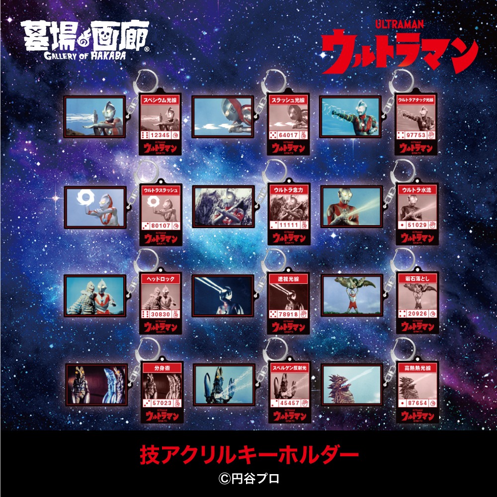 ブラインド技アクリルキーホルダー（全12種）（税込825円）