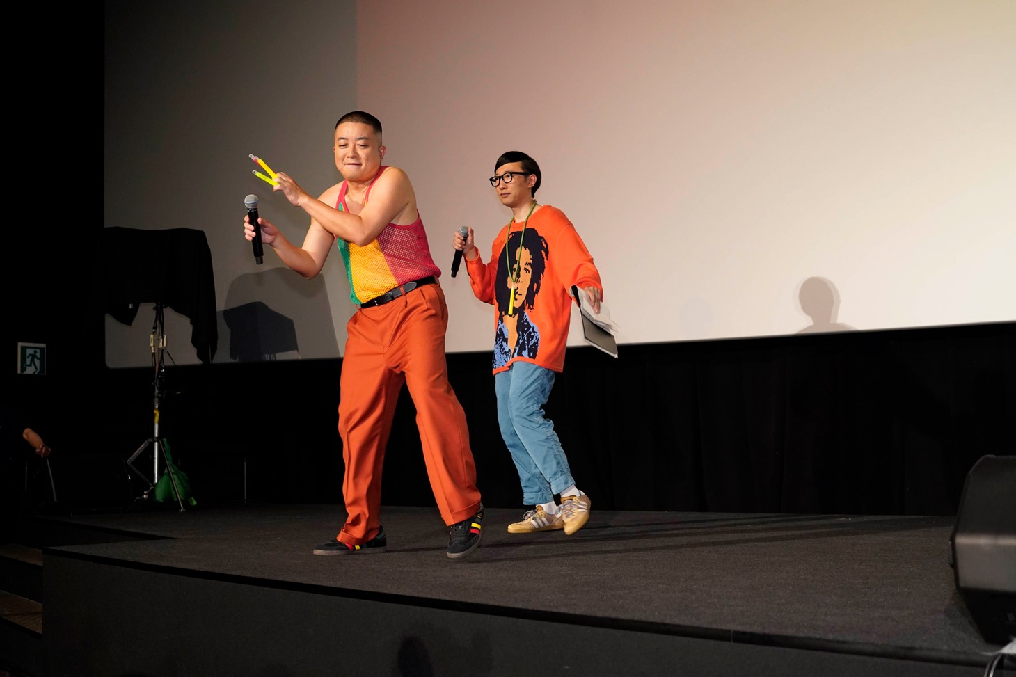 「ボブ・マーリー：ONE LOVE」応援上映イベントの様子。