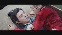 中国ドラマ「安楽伝」第1回より、左からゴン・ジュン（龔俊）演じる韓燁、ディリラバ（迪麗熱巴）演じる任安楽。