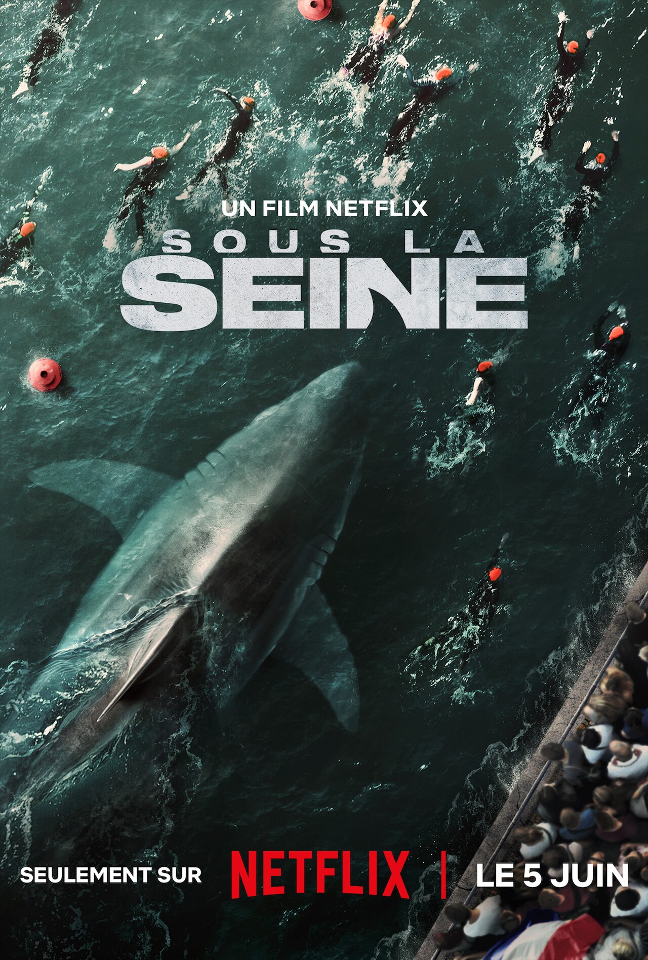 セーヌ川に巨大ザメ現る…フランスのサメ映画がNetflixで配信