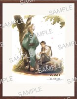 受注商品の「谷田部透湖さん描き下ろしビジュアル額装高精細アート」。