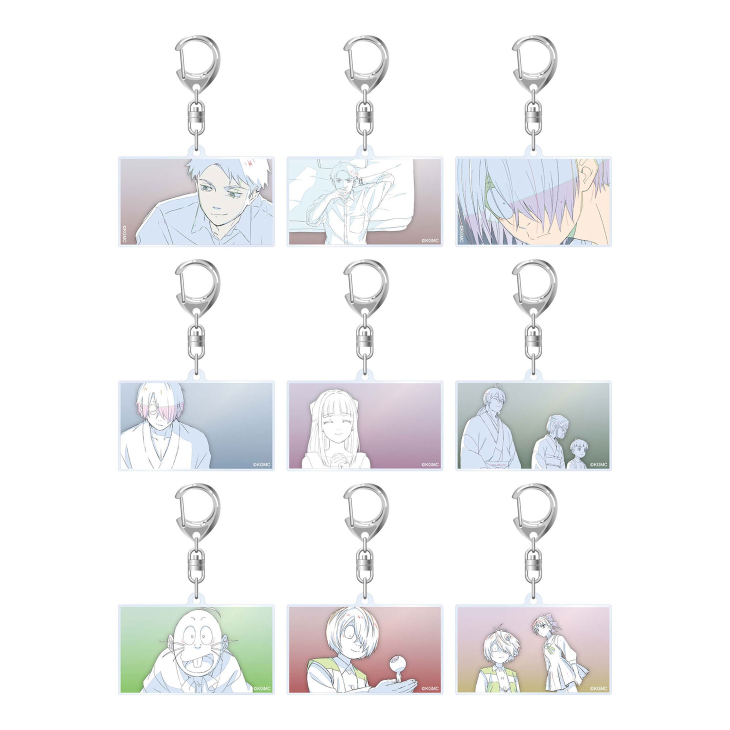 原画（総作画監督修正）アクリルキーホルダー ランダム9種 （税込各750円）