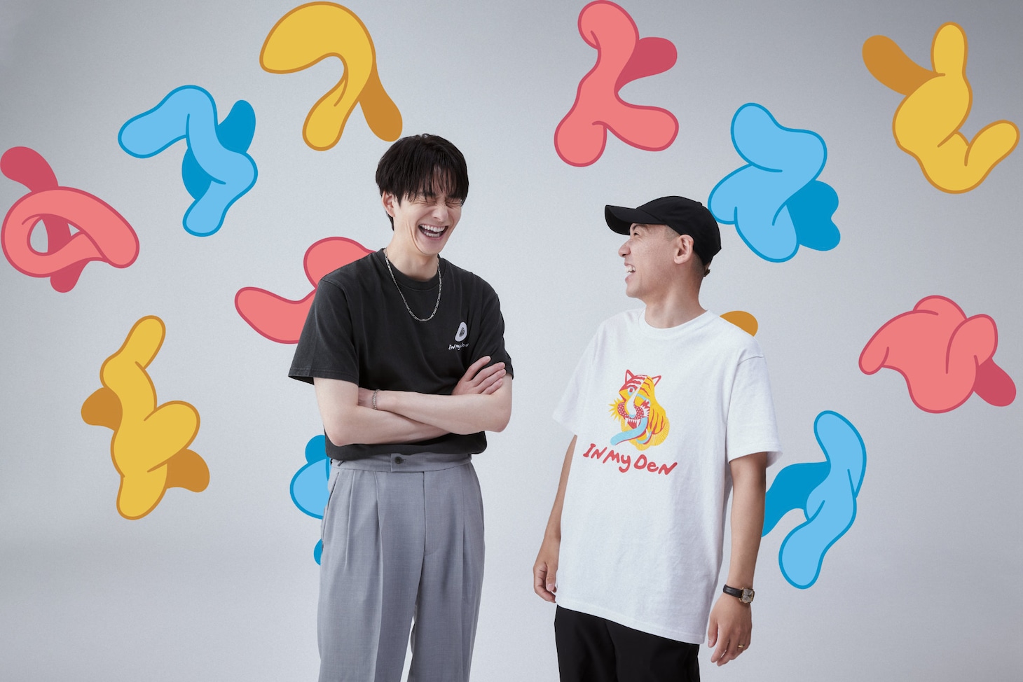 左から岡田将生、よねもとよね。