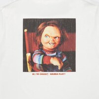 グラフィックT（半袖） MOVIE 1の背面プリント。Chucky Franchise (c)Universal City Studios LLC. All Rights Reserved.