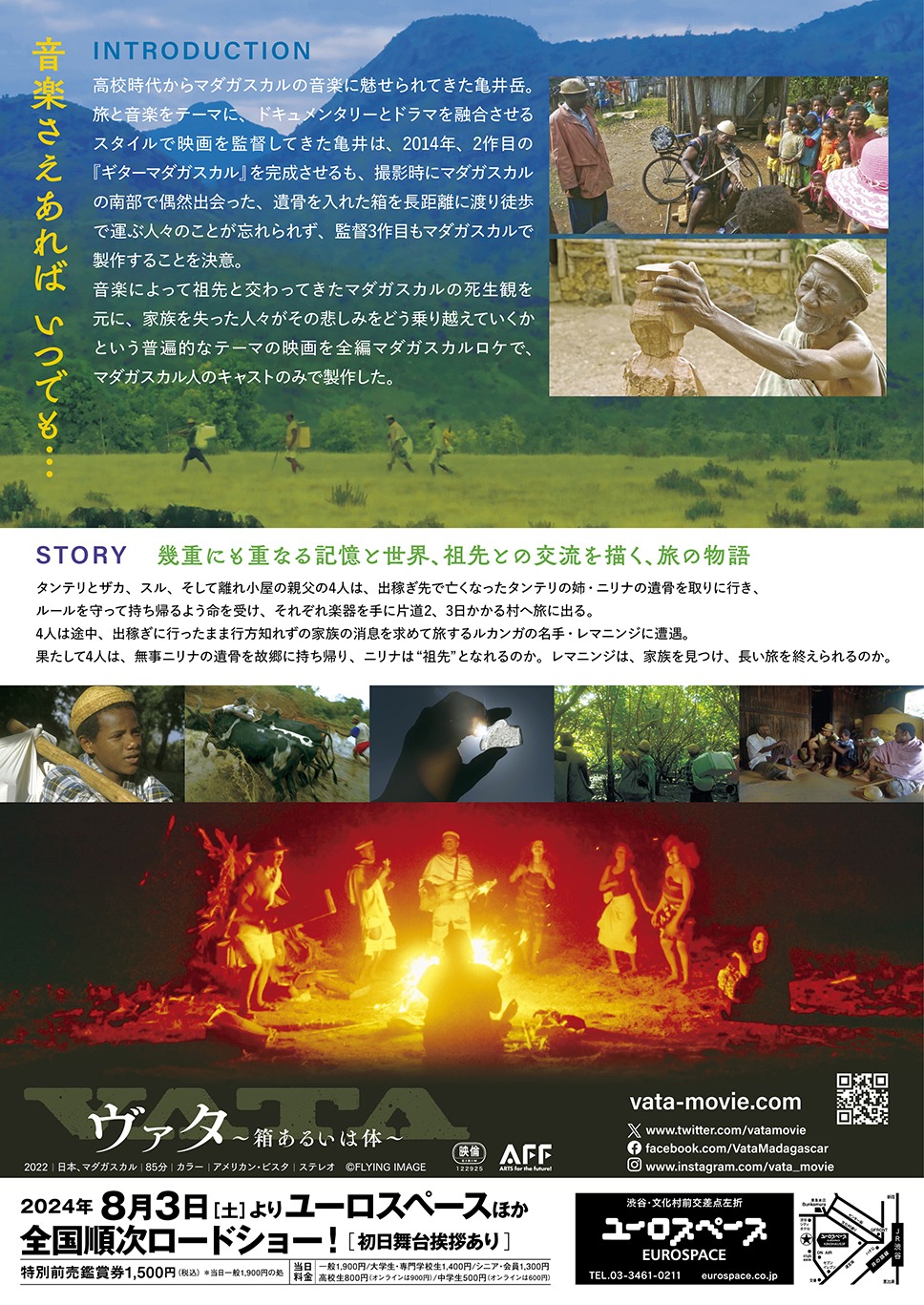 「ヴァタ～箱あるいは体～」チラシ裏