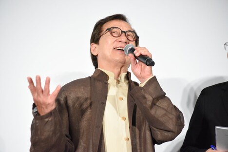 日本で食べたいものを明かすジャッキー・チェン。