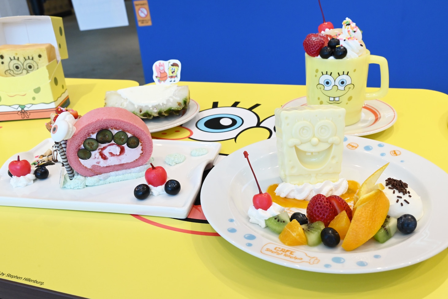 デザートメニューの一部。