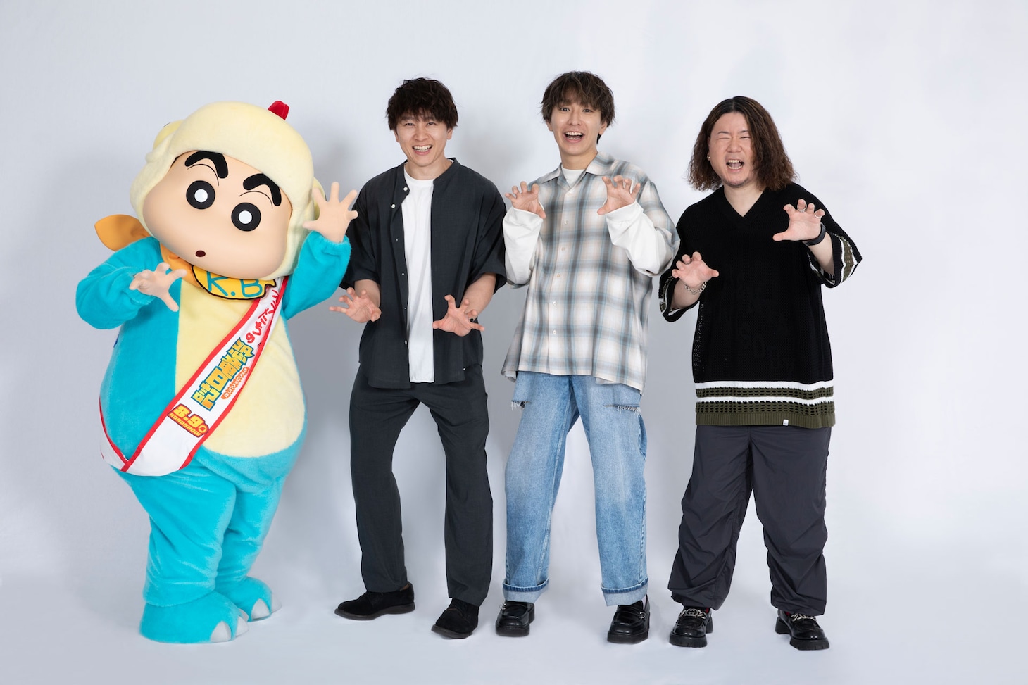 野原しんのすけ（左）とMy Hair is Bad。