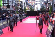 「キングダム 大将軍の帰還」ワールドプレミアレッドカーペットイベントの様子。