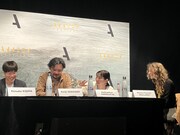 アヌシー国際アニメーション映画祭2024「Work in Progress」部門セッションの様子。