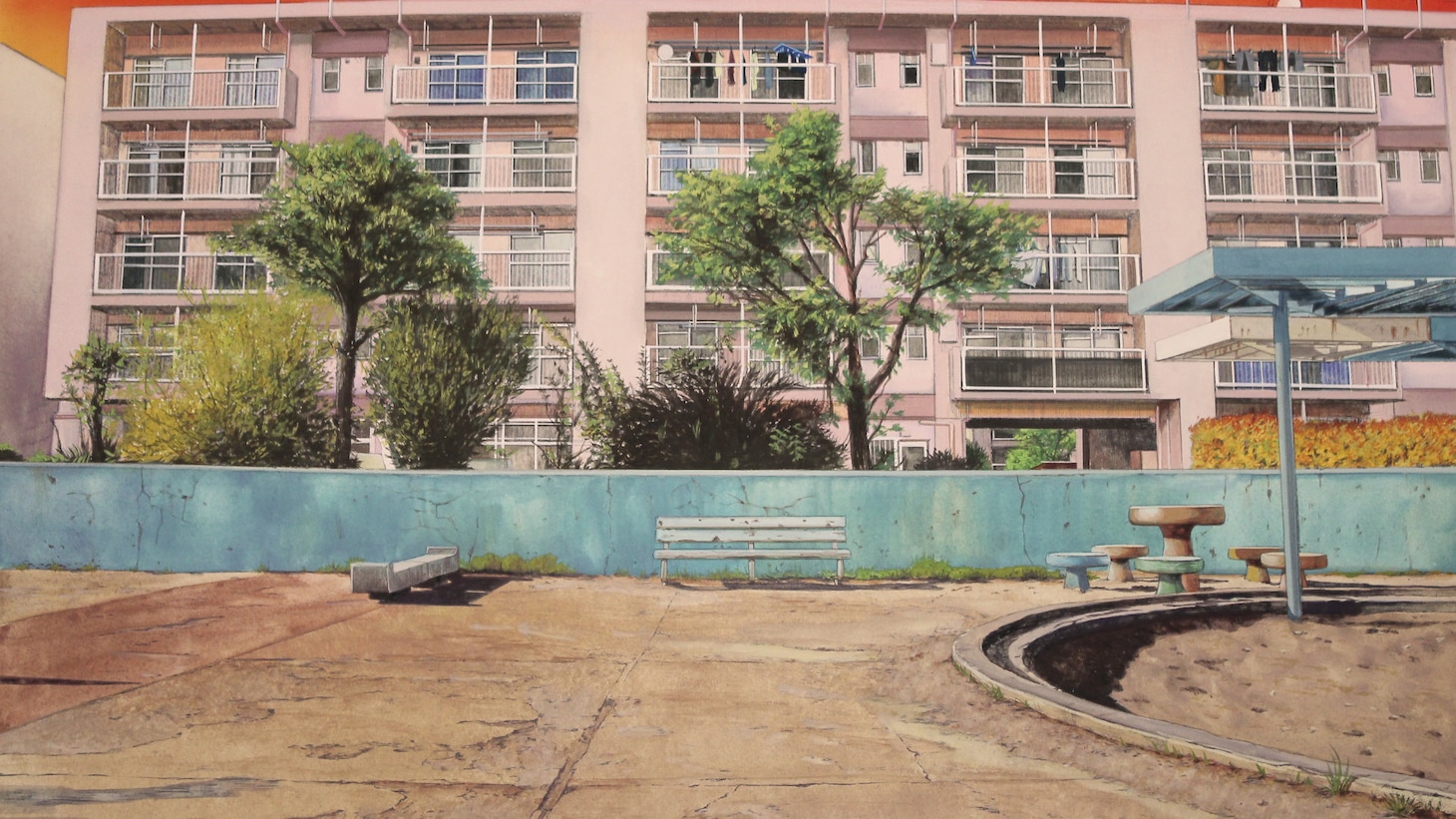 「ひゃくえむ。」背景美術