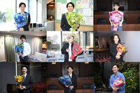 上段左から林泰文、山下幸輝、近藤華。中段左から緒形直人、岩田剛典、神野三鈴。下段左から細田善彦、藤木直人、吹石一恵。