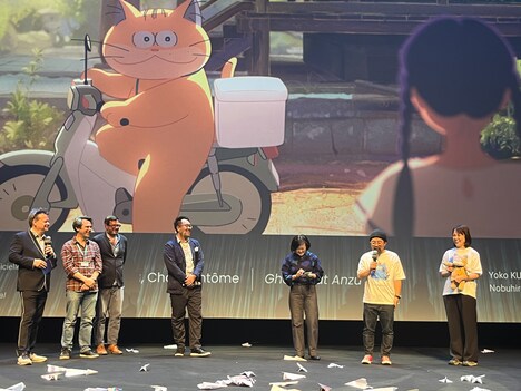 「化け猫あんずちゃん」アヌシー国際アニメーション映画祭2024公式上映の様子。