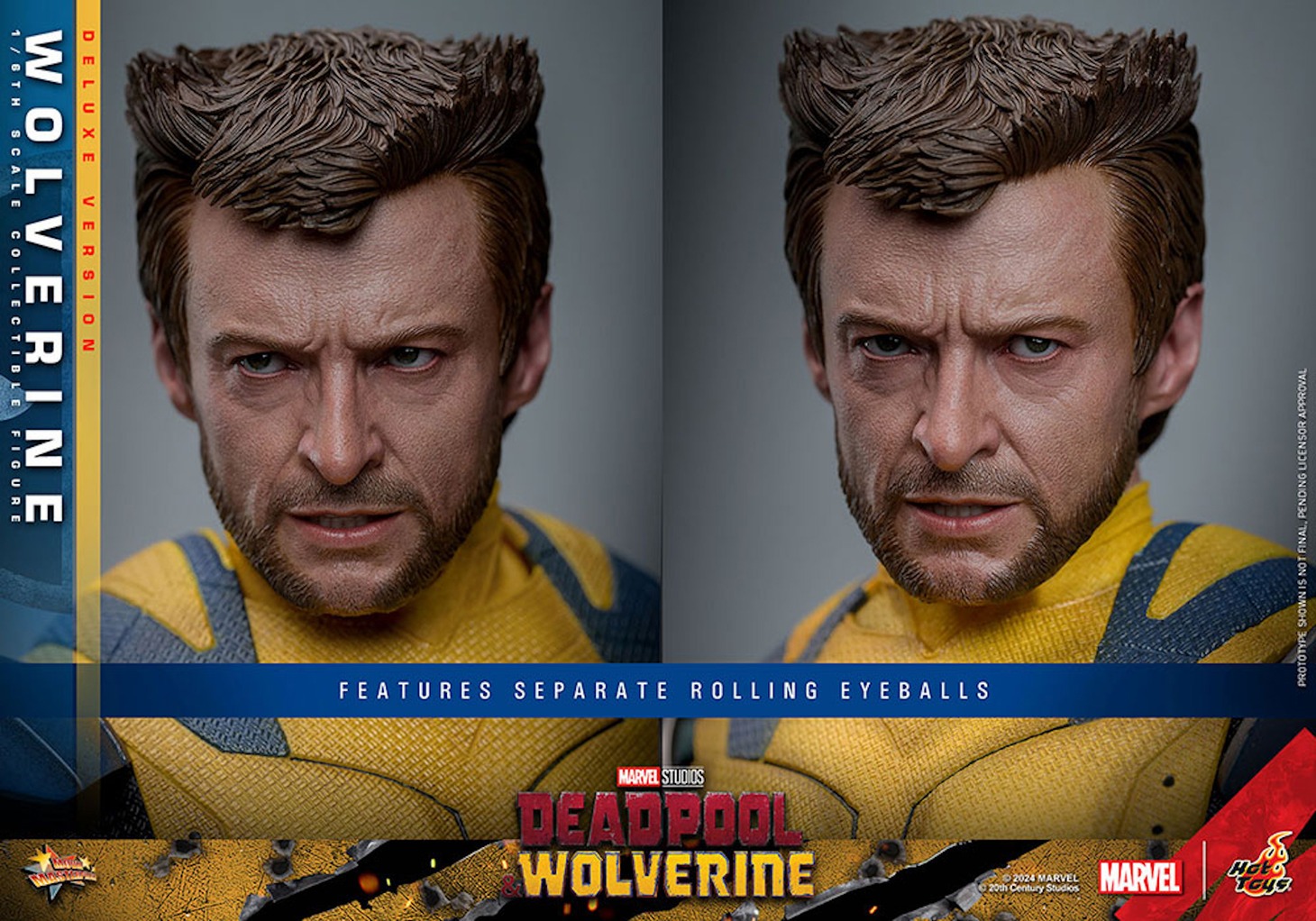 【ムービー・マスターピース】「デッドプール＆ウルヴァリン」1/6スケールフィギュア ウルヴァリン（ボーナスアクセサリー付き）