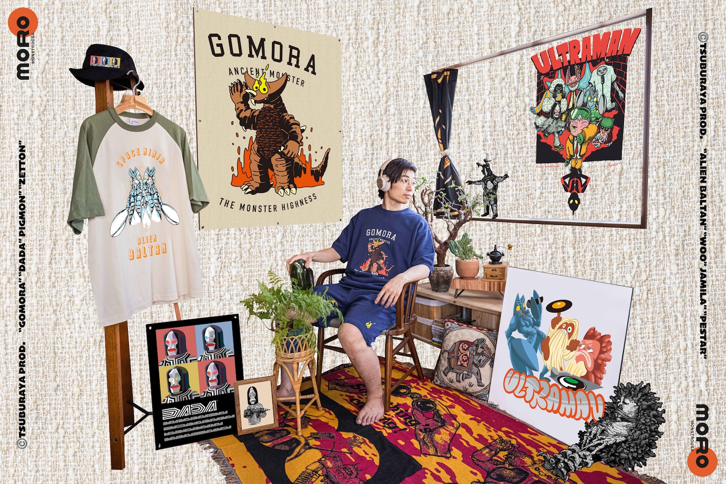 「MONSTROUSA」新作アートアパレルビジュアル