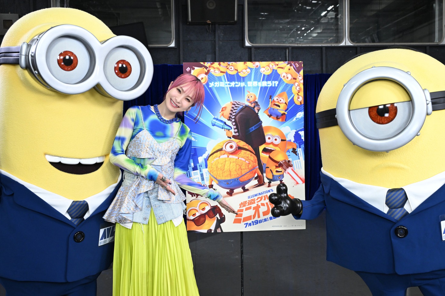 「怪盗グルーのミニオン超変身」に吹替出演するLiSA。