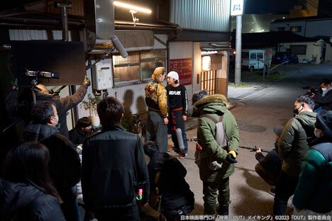 「映画『OUT』メイキング」より。