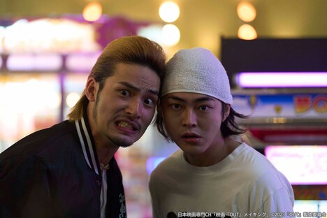 「映画『OUT』メイキング」より。
