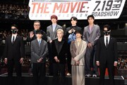 「逃走中 THE MOVIE」完成披露舞台挨拶の様子。