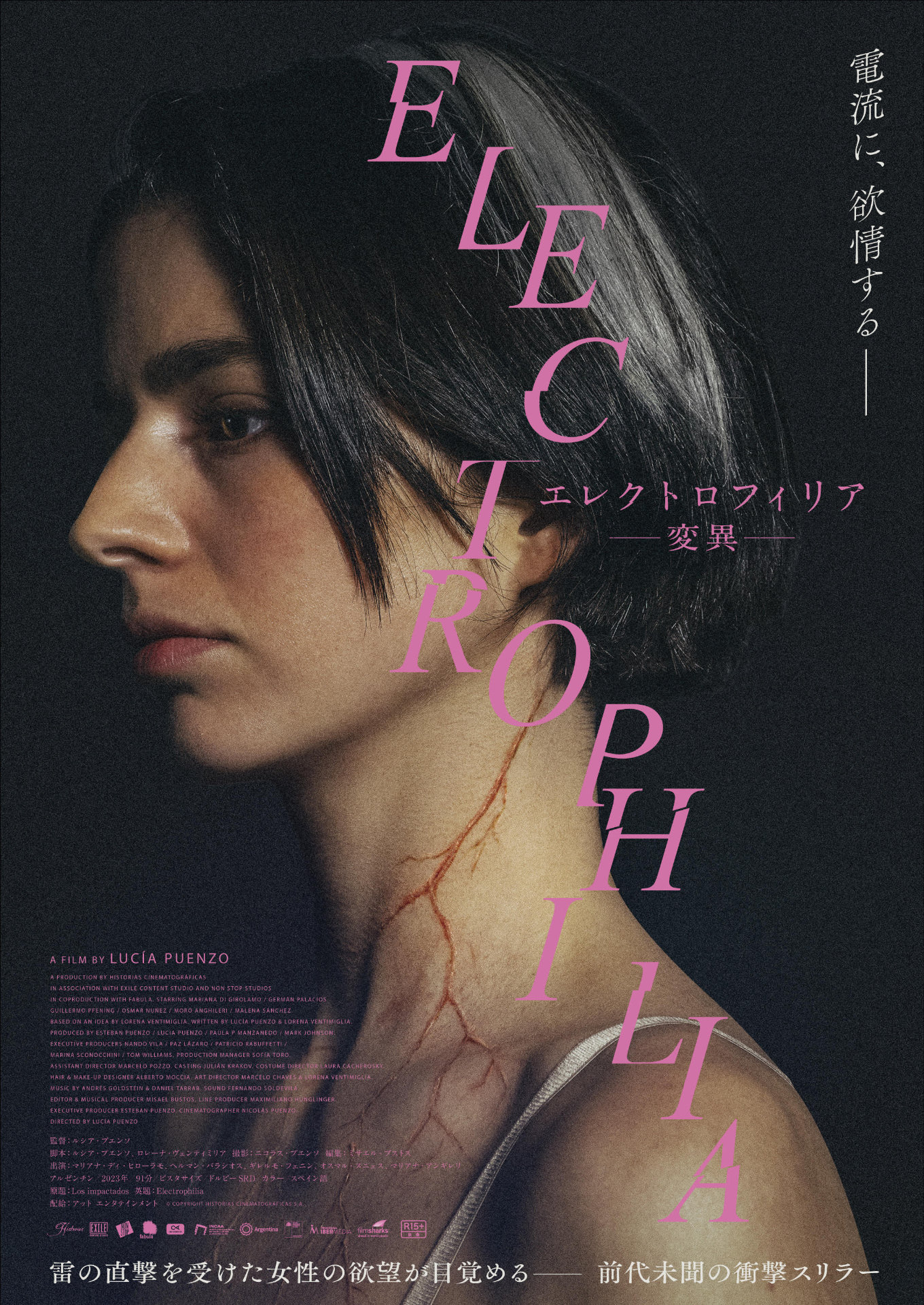 「エレクトロフィリア －変異－」チラシビジュアル