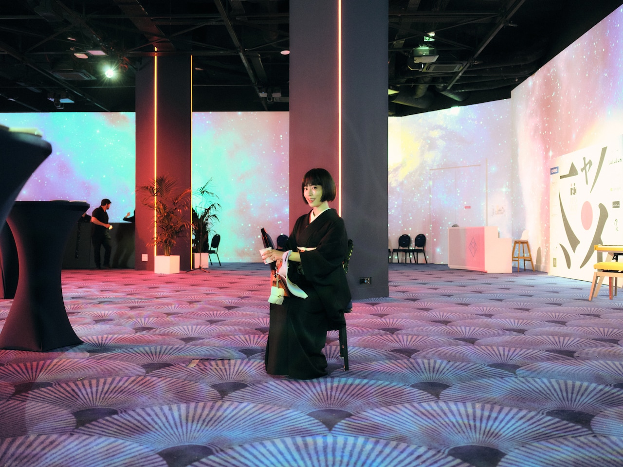 「JAPAN NIGHT」会場のMEGUMI。