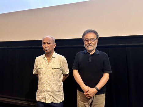 左から高橋洋、黒沢清。