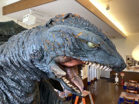 「ガメラ3」着ぐるみの2024年現在の様子。
