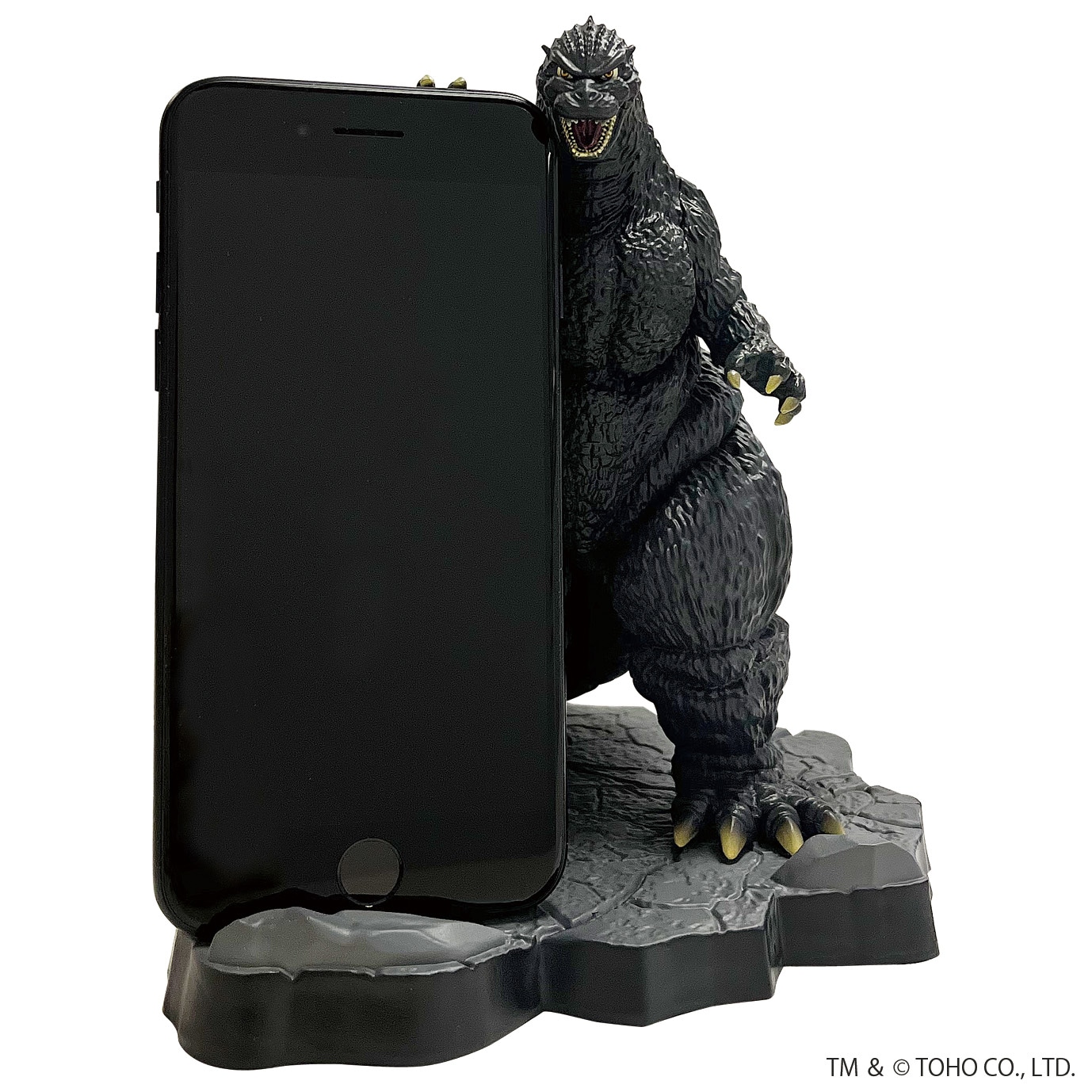「DESKTOP MONSTER ゴジラ モバイルスタンド」のイメージ。（税込6600円）