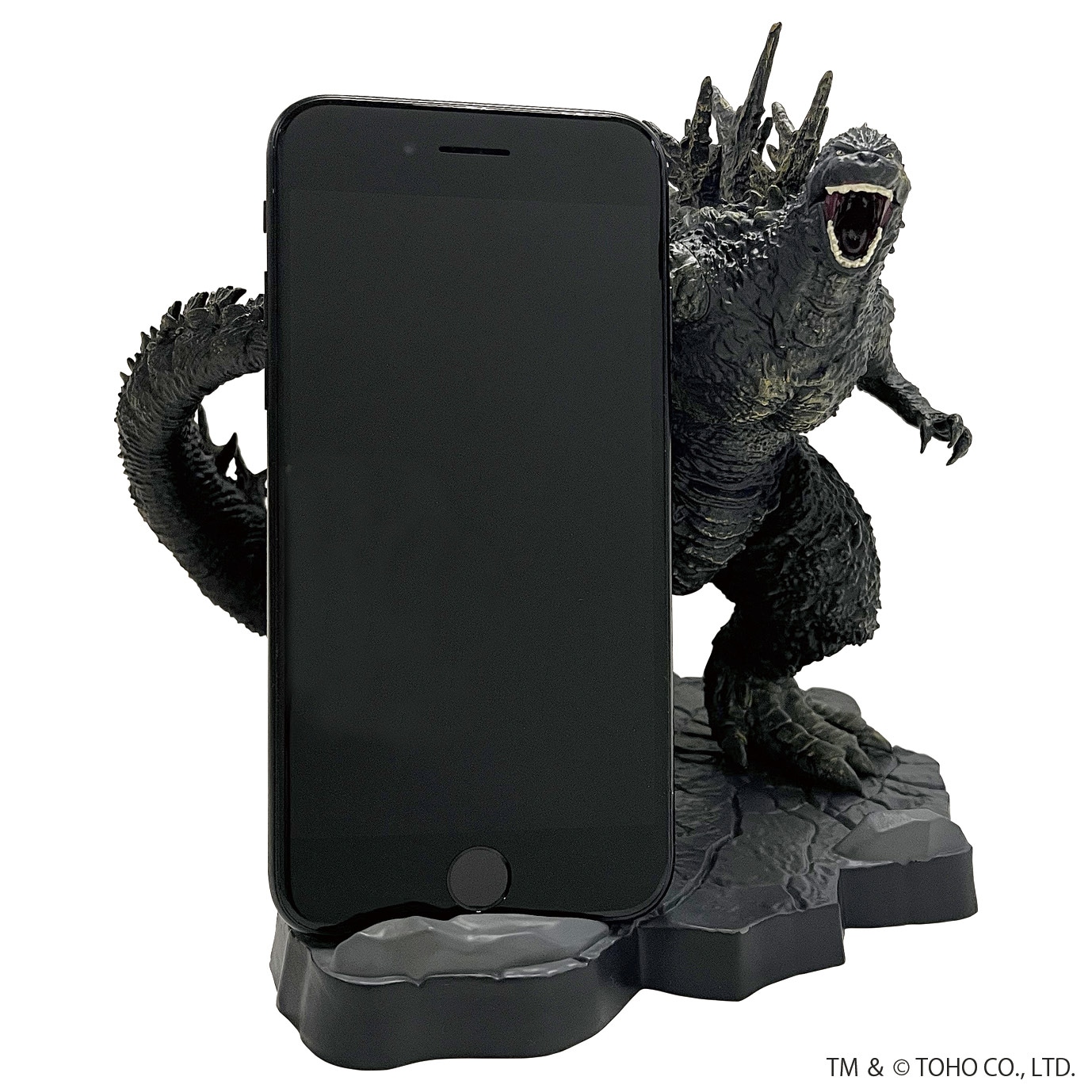 「DESKTOP MONSTER ゴジラ（2023）モバイルスタンド」のイメージ。（税込6600円）